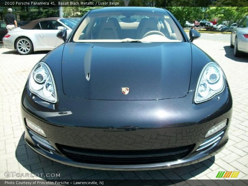Basalt Black Metallic / Luxor Beige 2010 Porsche Panamera 4S