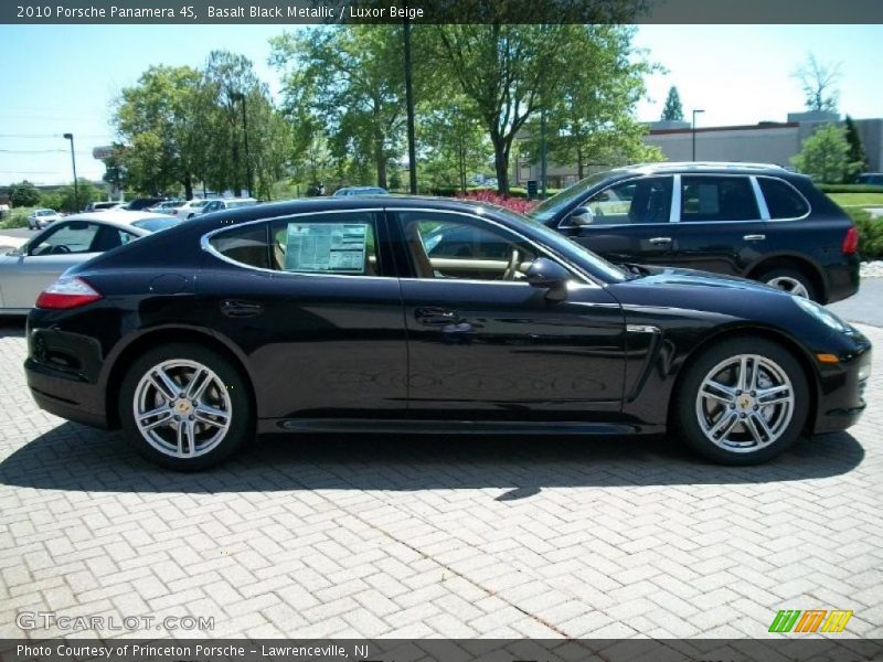 Basalt Black Metallic / Luxor Beige 2010 Porsche Panamera 4S