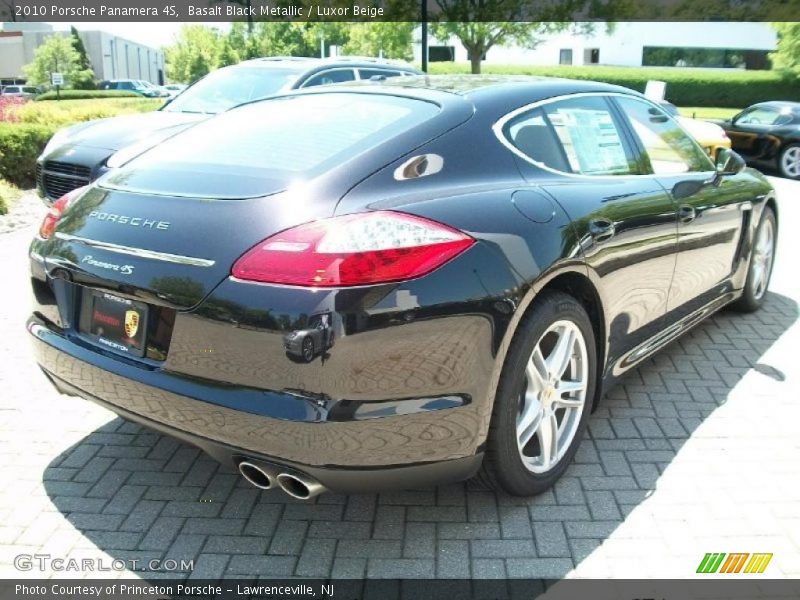 Basalt Black Metallic / Luxor Beige 2010 Porsche Panamera 4S
