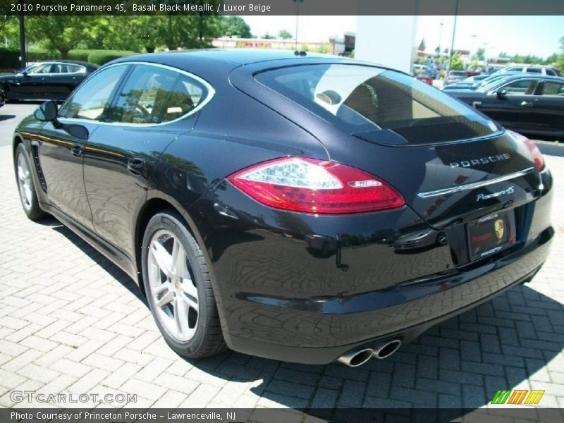 Basalt Black Metallic / Luxor Beige 2010 Porsche Panamera 4S
