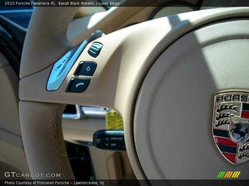 Basalt Black Metallic / Luxor Beige 2010 Porsche Panamera 4S