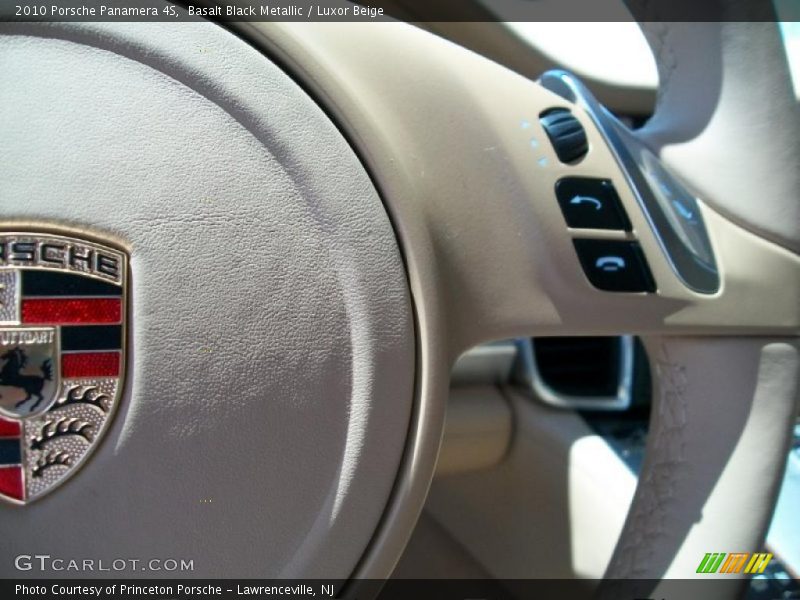 Basalt Black Metallic / Luxor Beige 2010 Porsche Panamera 4S