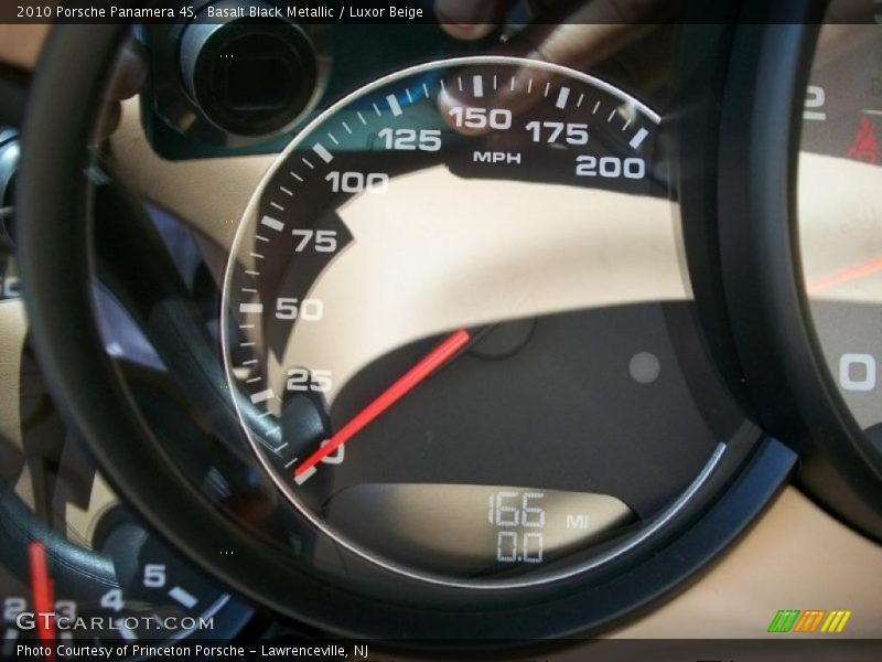 Basalt Black Metallic / Luxor Beige 2010 Porsche Panamera 4S