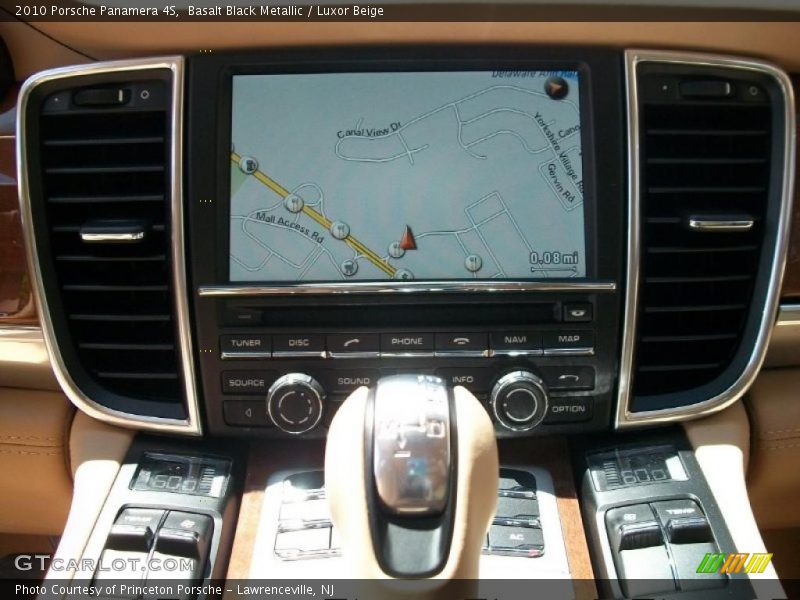Basalt Black Metallic / Luxor Beige 2010 Porsche Panamera 4S