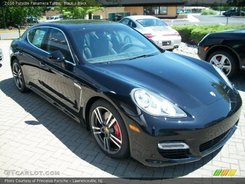 Black / Black 2010 Porsche Panamera Turbo