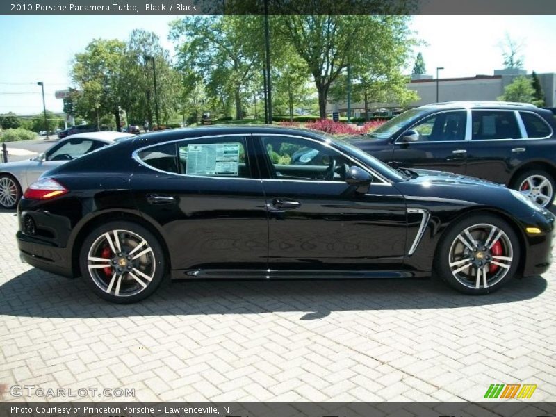 Black / Black 2010 Porsche Panamera Turbo