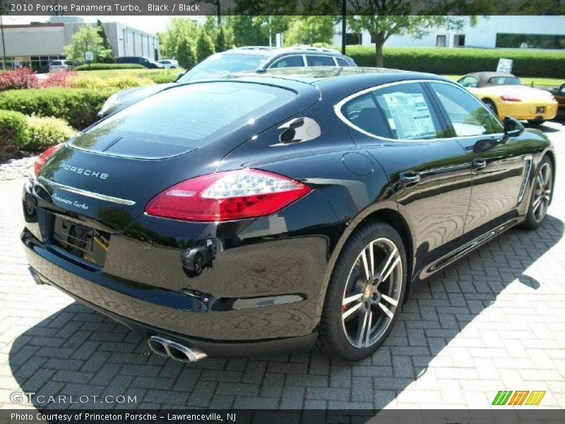 Black / Black 2010 Porsche Panamera Turbo