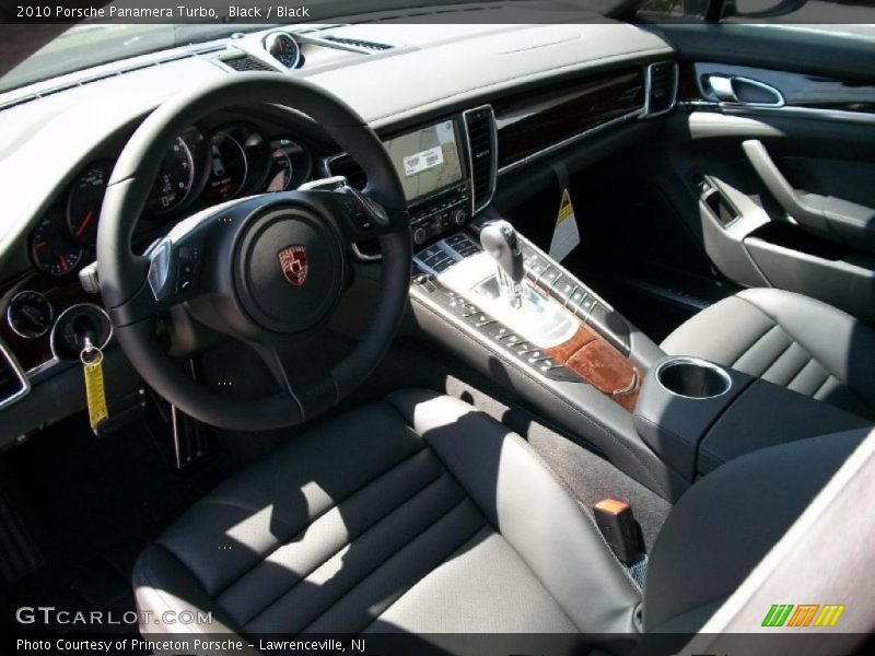 Black / Black 2010 Porsche Panamera Turbo