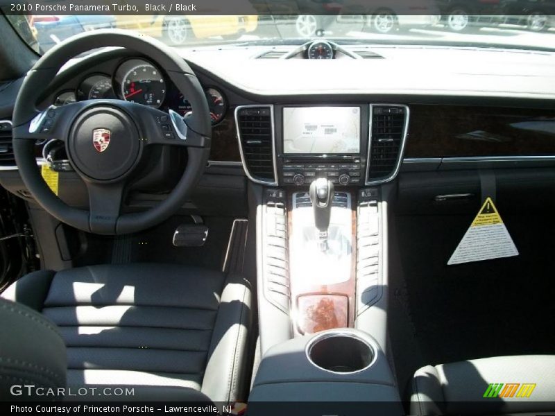 Black / Black 2010 Porsche Panamera Turbo