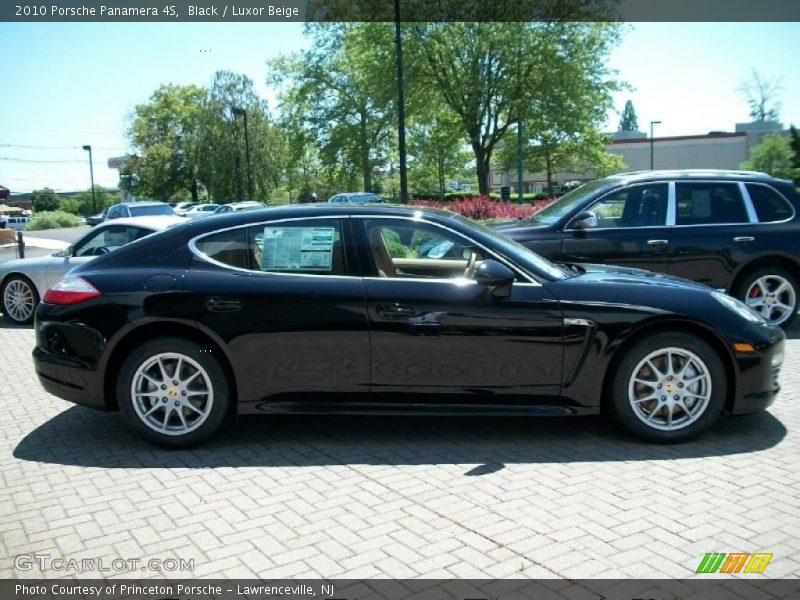 Black / Luxor Beige 2010 Porsche Panamera 4S