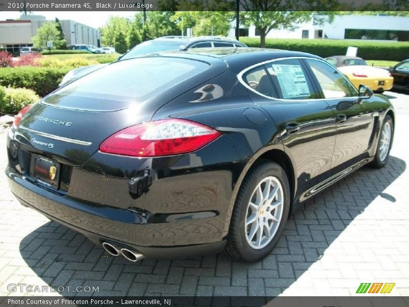 Black / Luxor Beige 2010 Porsche Panamera 4S