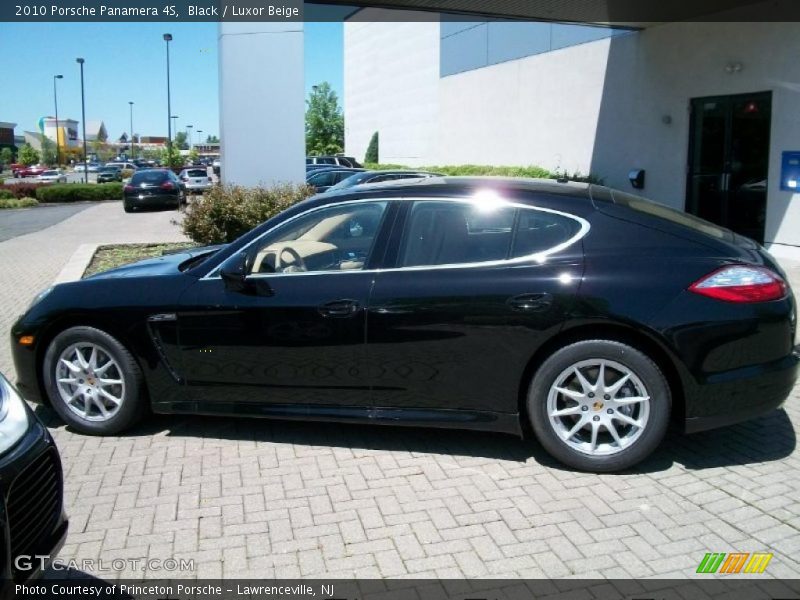 Black / Luxor Beige 2010 Porsche Panamera 4S