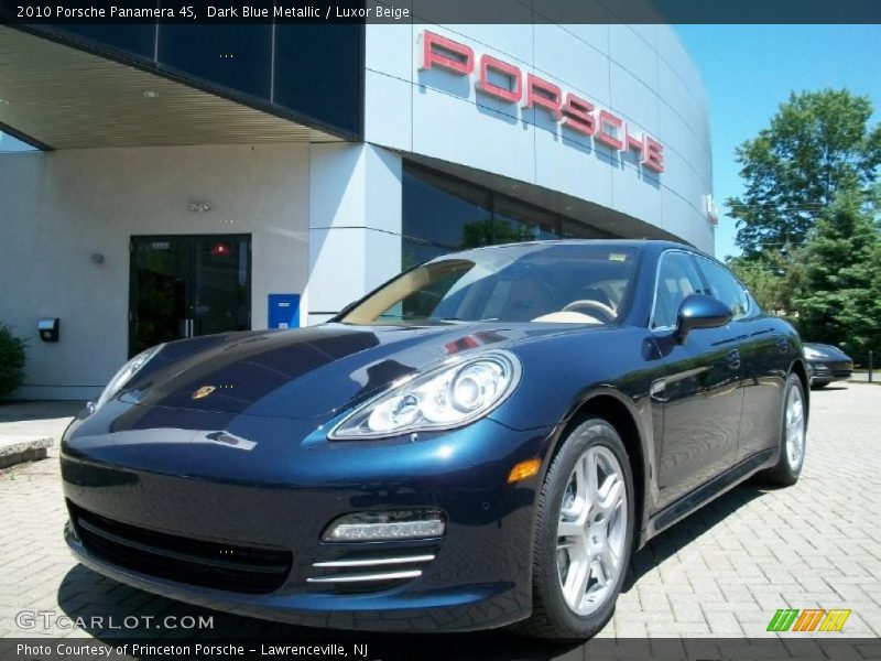 Dark Blue Metallic / Luxor Beige 2010 Porsche Panamera 4S