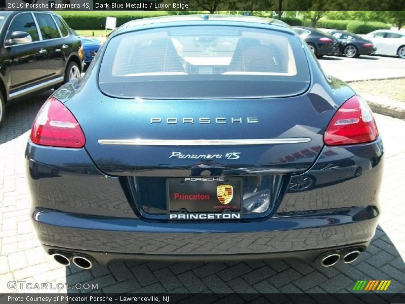 Dark Blue Metallic / Luxor Beige 2010 Porsche Panamera 4S
