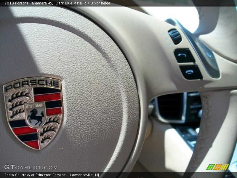 Dark Blue Metallic / Luxor Beige 2010 Porsche Panamera 4S