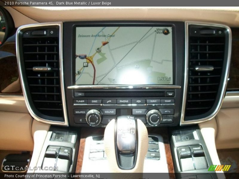 Dark Blue Metallic / Luxor Beige 2010 Porsche Panamera 4S
