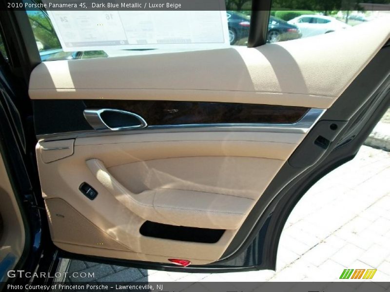 Dark Blue Metallic / Luxor Beige 2010 Porsche Panamera 4S