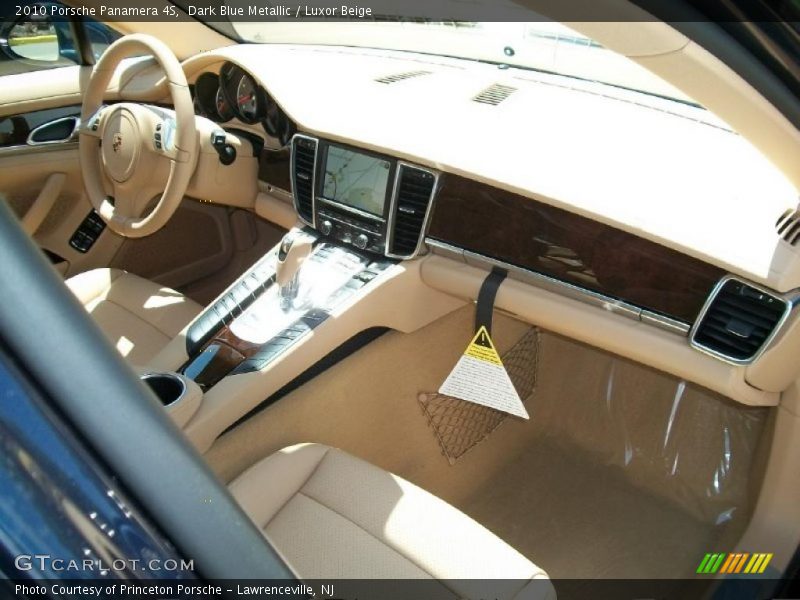 Dark Blue Metallic / Luxor Beige 2010 Porsche Panamera 4S