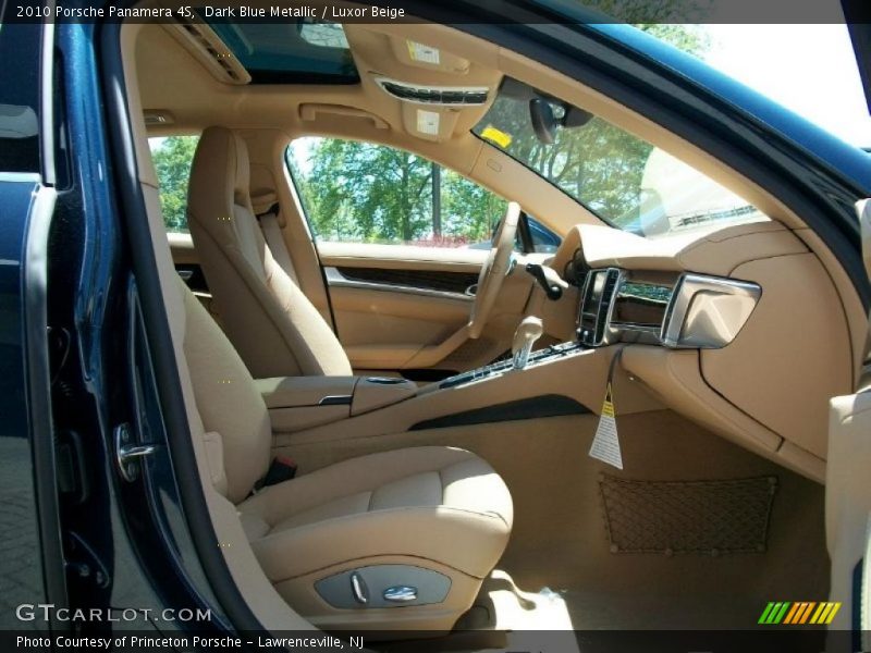 Dark Blue Metallic / Luxor Beige 2010 Porsche Panamera 4S