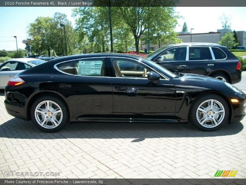 Black / Luxor Beige 2010 Porsche Panamera 4S