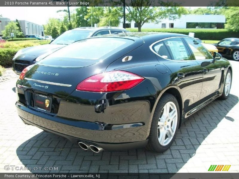 Black / Luxor Beige 2010 Porsche Panamera 4S