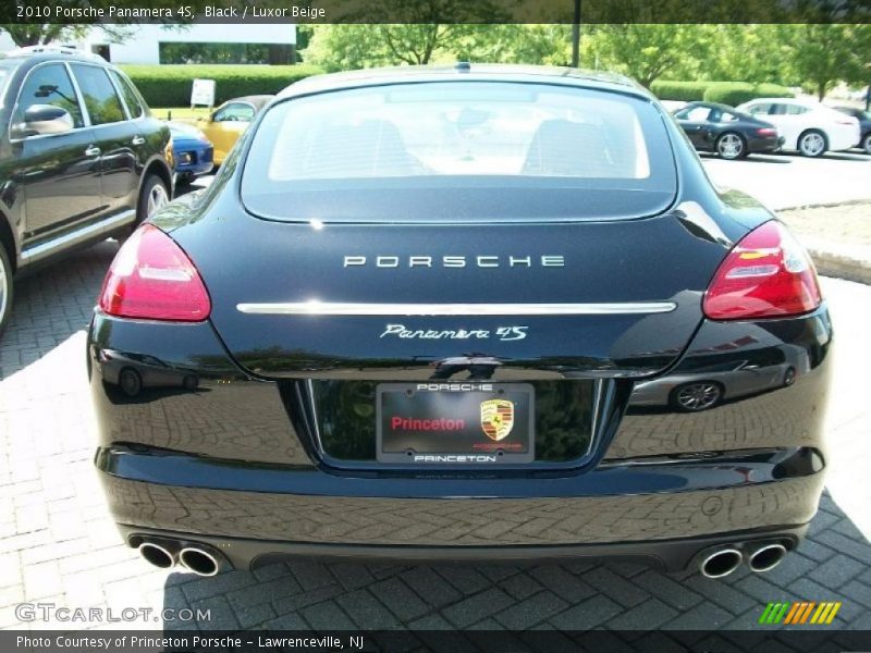 Black / Luxor Beige 2010 Porsche Panamera 4S