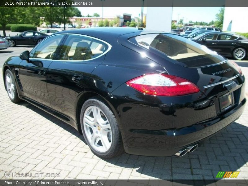 Black / Luxor Beige 2010 Porsche Panamera 4S