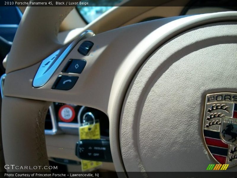 Black / Luxor Beige 2010 Porsche Panamera 4S