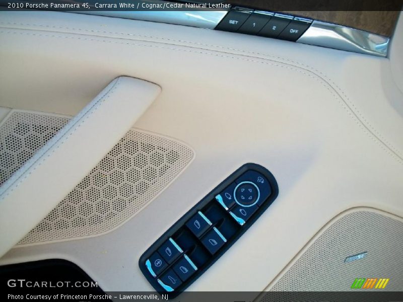 Carrara White / Cognac/Cedar Natural Leather 2010 Porsche Panamera 4S