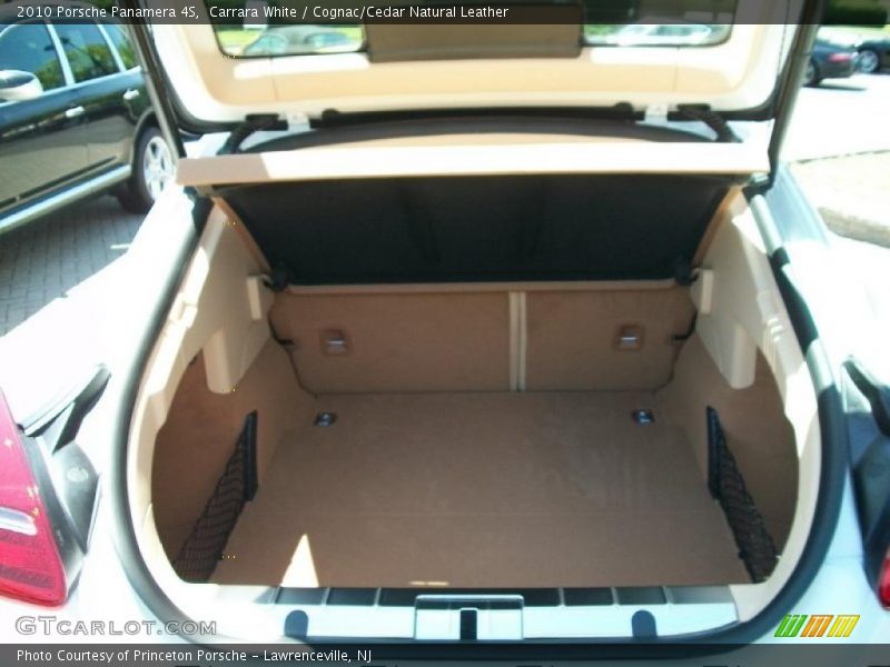 Carrara White / Cognac/Cedar Natural Leather 2010 Porsche Panamera 4S