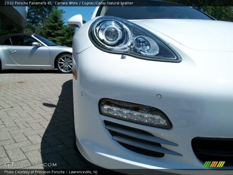 Carrara White / Cognac/Cedar Natural Leather 2010 Porsche Panamera 4S