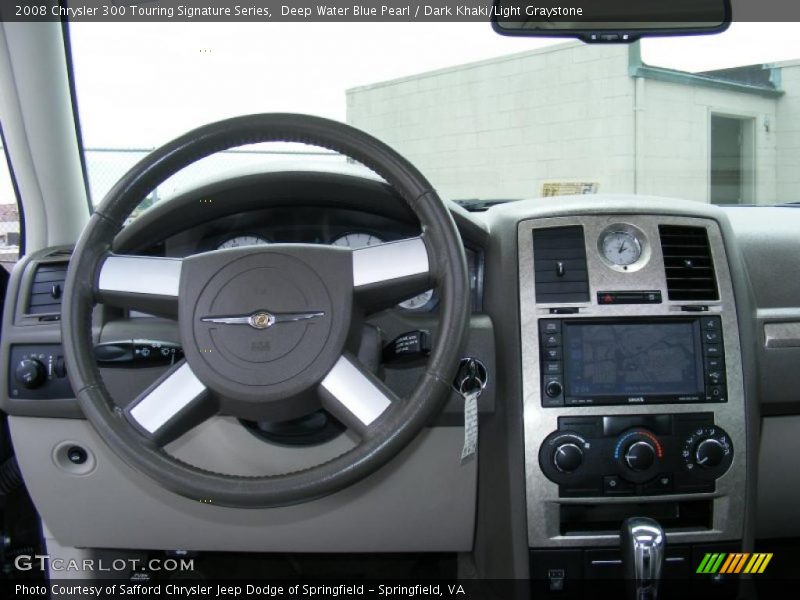 Deep Water Blue Pearl / Dark Khaki/Light Graystone 2008 Chrysler 300 Touring Signature Series