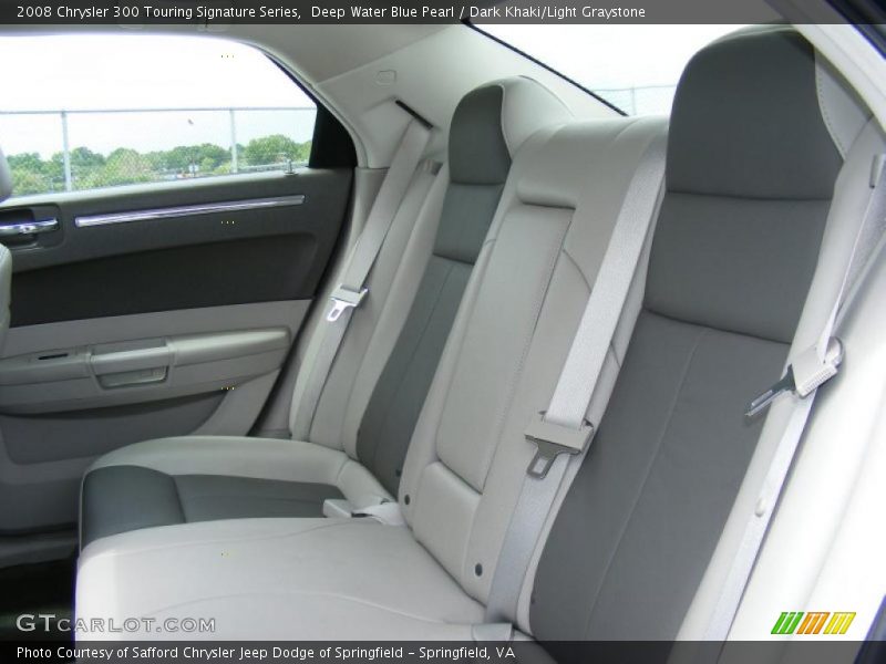 Deep Water Blue Pearl / Dark Khaki/Light Graystone 2008 Chrysler 300 Touring Signature Series