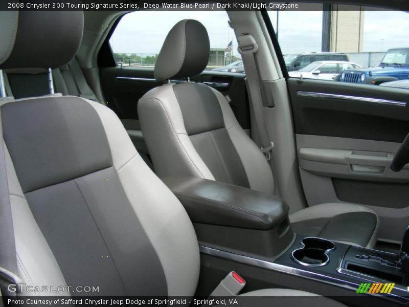 Deep Water Blue Pearl / Dark Khaki/Light Graystone 2008 Chrysler 300 Touring Signature Series