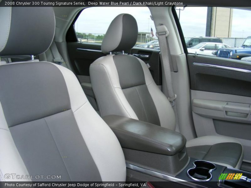 Deep Water Blue Pearl / Dark Khaki/Light Graystone 2008 Chrysler 300 Touring Signature Series