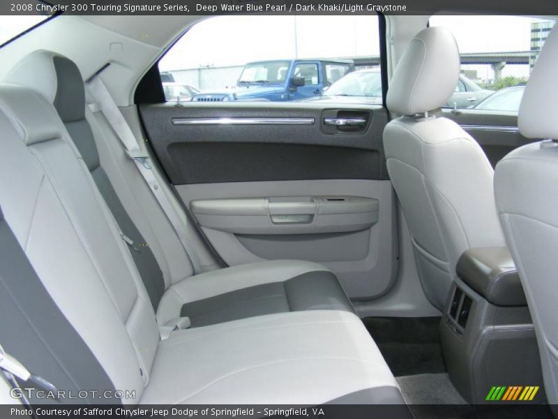 Deep Water Blue Pearl / Dark Khaki/Light Graystone 2008 Chrysler 300 Touring Signature Series