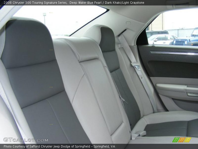 Deep Water Blue Pearl / Dark Khaki/Light Graystone 2008 Chrysler 300 Touring Signature Series