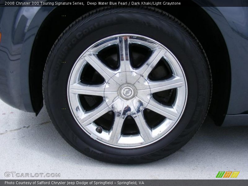 Deep Water Blue Pearl / Dark Khaki/Light Graystone 2008 Chrysler 300 Touring Signature Series