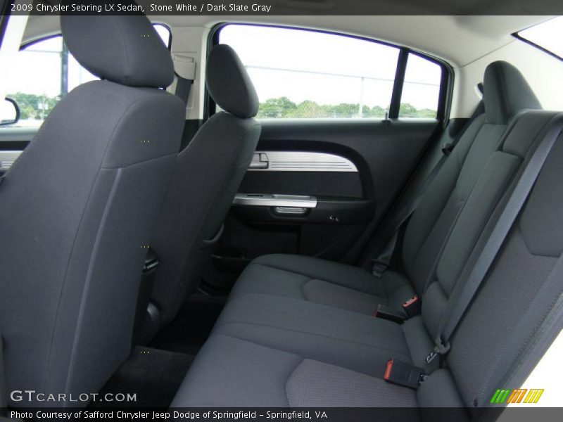 Stone White / Dark Slate Gray 2009 Chrysler Sebring LX Sedan