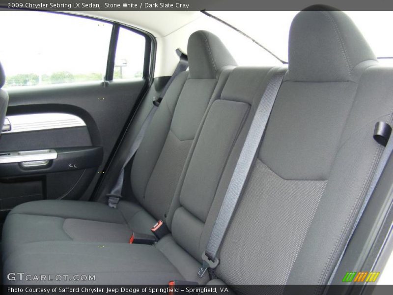 Stone White / Dark Slate Gray 2009 Chrysler Sebring LX Sedan