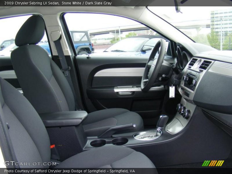 Stone White / Dark Slate Gray 2009 Chrysler Sebring LX Sedan