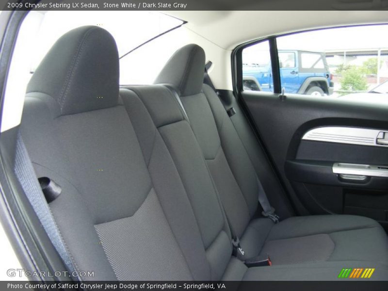 Stone White / Dark Slate Gray 2009 Chrysler Sebring LX Sedan