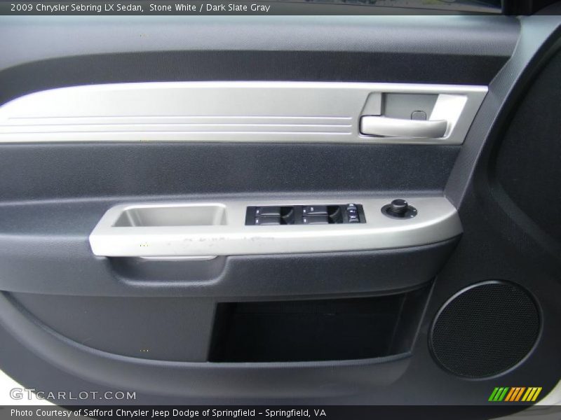 Stone White / Dark Slate Gray 2009 Chrysler Sebring LX Sedan