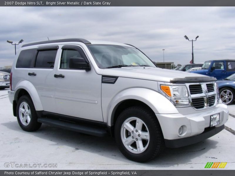 Bright Silver Metallic / Dark Slate Gray 2007 Dodge Nitro SLT