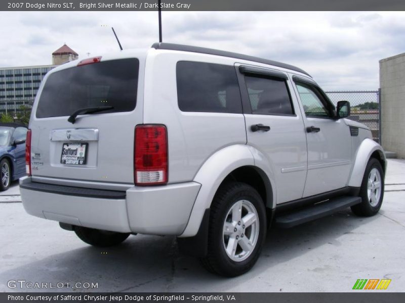 Bright Silver Metallic / Dark Slate Gray 2007 Dodge Nitro SLT
