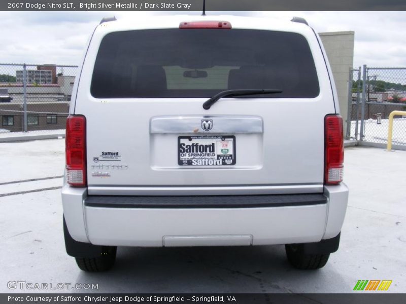 Bright Silver Metallic / Dark Slate Gray 2007 Dodge Nitro SLT
