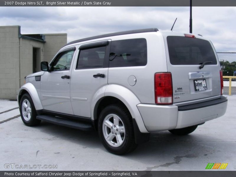 Bright Silver Metallic / Dark Slate Gray 2007 Dodge Nitro SLT