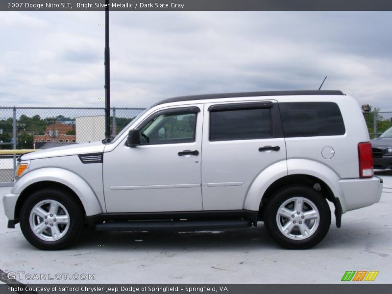 Bright Silver Metallic / Dark Slate Gray 2007 Dodge Nitro SLT