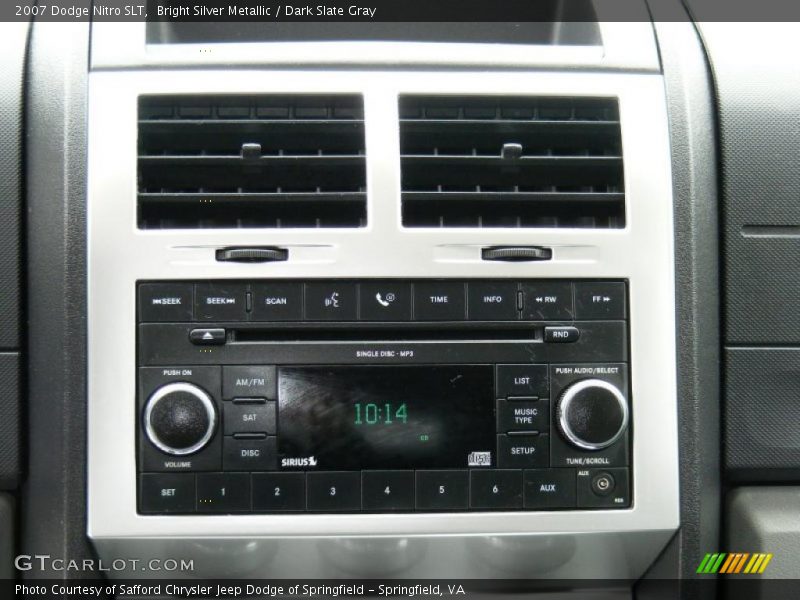 Bright Silver Metallic / Dark Slate Gray 2007 Dodge Nitro SLT
