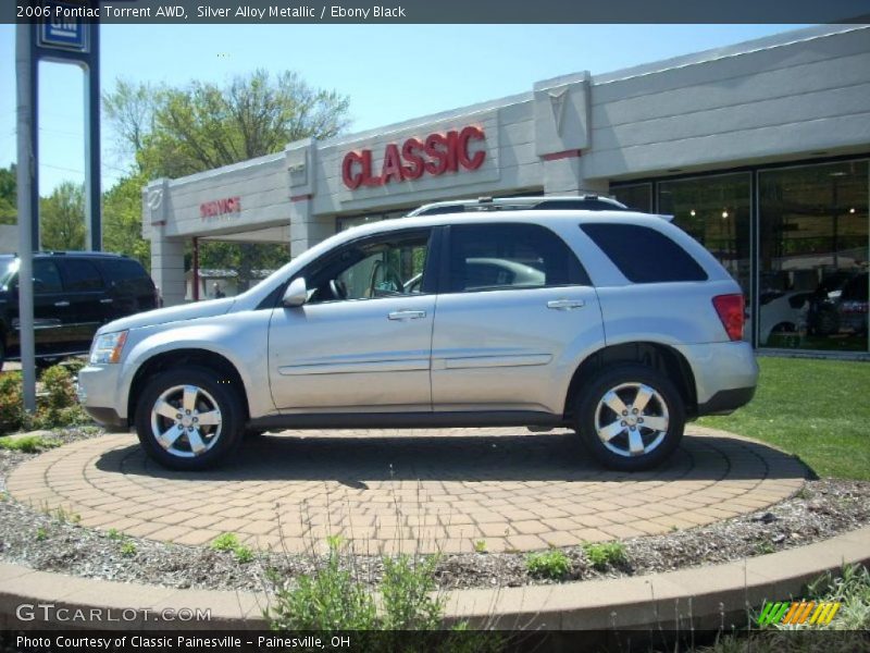 Silver Alloy Metallic / Ebony Black 2006 Pontiac Torrent AWD